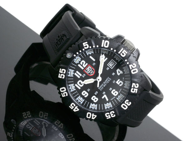 【楽天市場】ルミノックス LUMINOX ネイビーシールズ ダイバーズ スイス製 腕時計 3051 ホワイト×ブラック ラバーベルト：AAA