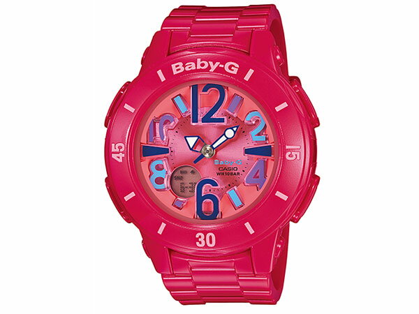 カシオ CASIO ベビーG Baby-G 腕時計 ネオン アナデジ BGA-171-4B1 レディース ピンク ラバーベルト