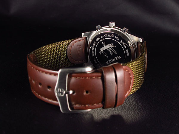【楽天市場】ウェンガー WENGER フィールドクラシック クロノグラフ スイス製 腕時計 72951W メンズ アイボリー ナイロン×レザー