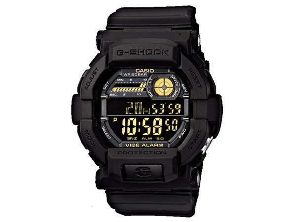 CASIO カシオ G-SHOCK G-ショック 逆輸入 デジタル メンズ 腕時計 GD-350-1B ブラック ラバーベルト