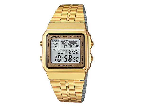 カシオ CASIO 逆輸入 デジタル 腕時計 A-500WGA-9 メンズ レディース ゴールド メタルベルト