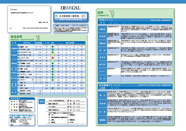 生活習慣病＋糖尿病セルフチェック 2箱セット【問診票あり】血液検査キット【送料無料】 DEMECAL（デメカル）検査キット