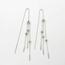 カットボール 0.8ミリ幅 プラチナ アメリカンピアス(幅0.8mm・長さ16cmまで調整可能) Pt850 丸玉6個取り外し可能送料無料