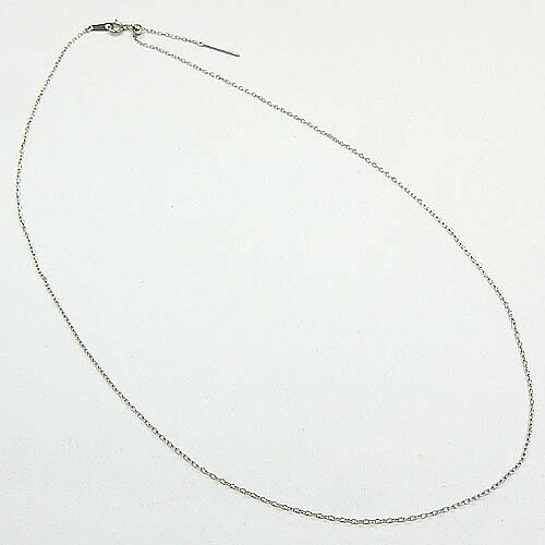 アーアゼロワン JEWELRYの0.85ミリ幅 小豆チェーン　スライドピン18金ピンクゴールド/18金ゴールド/18金ホワイトゴールド3種類よりお選びいただけます小豆鎖 ネックレス(幅0.85mm・長さ45cm/長さ調節可能）送料無料｜アングル2
