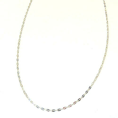 PT850　ネックレスチェーン　プラチナ850リップクロスチェーン(幅1mm　長さ40cm)ア...