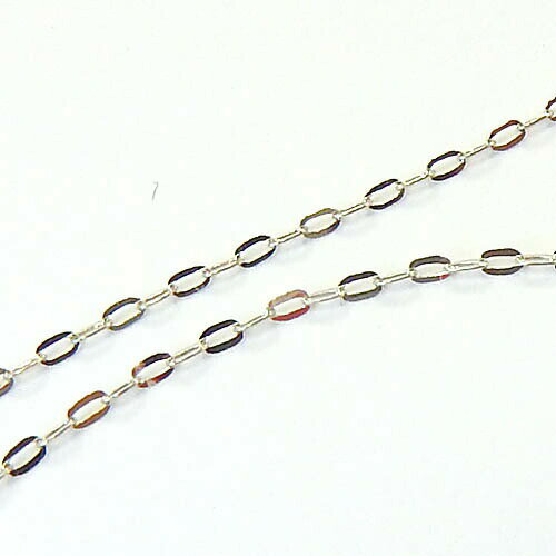 PT850　ネックレスチェーン　プラチナ850リップクロスチェーン(幅1mm　長さ40cm)ア...