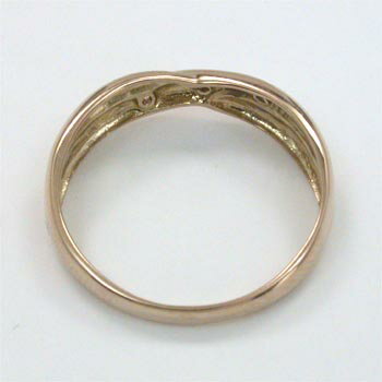 18金ピンクゴールド　ダイヤモンド　リング　0.03ct　(K18PG　ダイヤ　0.03カラッ...