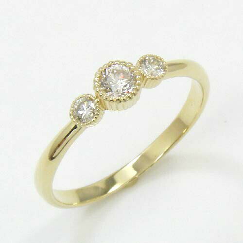 Rakuten - ダイヤモンド　リング　18金　0.3ct　(K18　ダイヤ　0.3カラット)　typeAA　