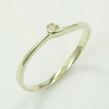 Pink Gold - 最短翌日 クーポンで大割引 ダイヤモンド　4号　リング　0.01ct(VSクラス)一粒　ピンキー 10金(K10　ダイヤ　0.01カラット　ピンキーリング) 送料無料 即納(4日前後発送)