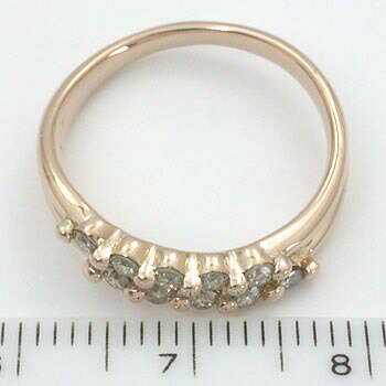 ダイヤモンドリング 18金ピンクゴールド(K1...の紹介画像3
