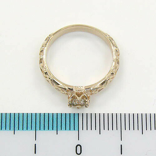 18金ピンクゴールド(K18PG) ライトブラウンダイヤモンド SIクラス 0.3カラット(0.3ct)リング aaadia-10011203 アーアゼロワン JEWELRY サンプル画像2