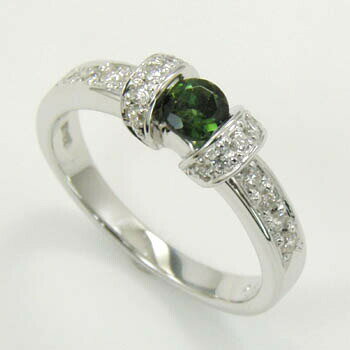 K10WGグリーントルマリン・天然...