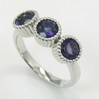 K10WGアイオライトリング