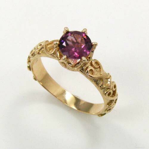 最短翌日 クーポンで大割引 10金(K10) ロードライトガーネットリング送料無料 即納品(4日前後発送可能) 2