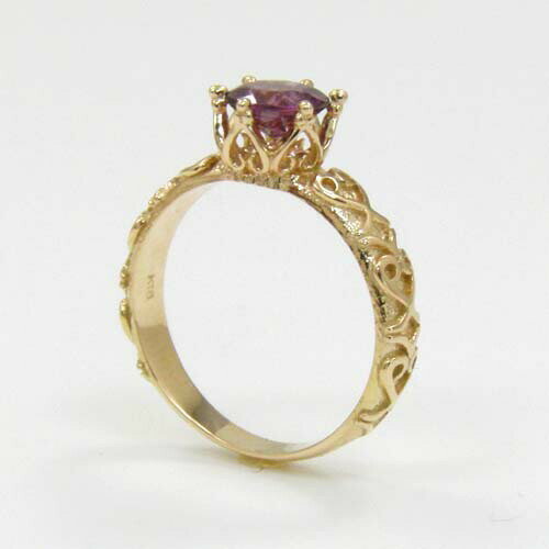 最短翌日 クーポンで大割引 10金(K10) ロードライトガーネットリング送料無料 即納品(4日前後発送可能) 3