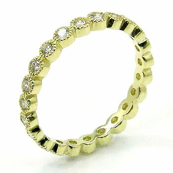 Other - 18金イエローゴールド(青金)　ダイヤモンドフルエタニティ　リング　0.55カラット　typeAAAA18K GOLD ジュエリー アイテム レディースプレゼント 女性 誕生日 ジュエリー　アクセサリー　宝石　地金　ギフト　プラチナ可 シンプル
