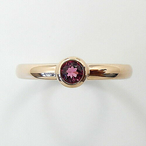 ルベライト リング18金ピンクゴールド(K18PG)送料無料