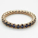18金 サファイア フルエタニティ リング 18K GOLD ジュエリー アイテム レディースプレゼント 女性 誕生日 ジュエリー アクセサリー 宝石 地金 ギ...