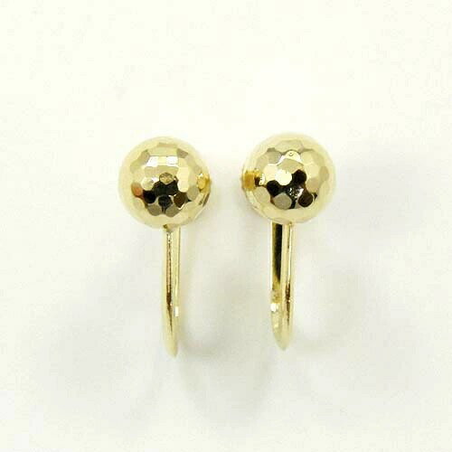 5ミリミラーカット　イヤリング18金ピンクゴールド/K18ゴールド2種類からお選びいただけます。送料無料