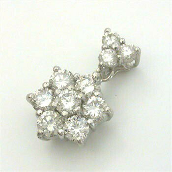 ダイヤモンドペンダント　PT900天然ダイヤ0．7ct ペンダントヘッドtypeAA