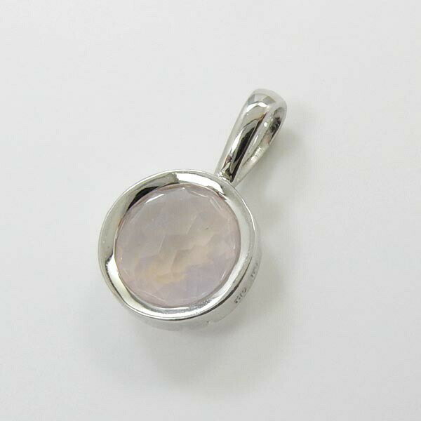 作品18金ホワイトゴールドローズク...