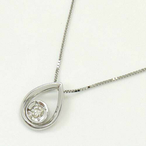 最短翌日 クーポンで大割引 K18WG 天然ダイヤモンド0.05cttypeAA ネックレス送料無料 即納(4日前後発送)