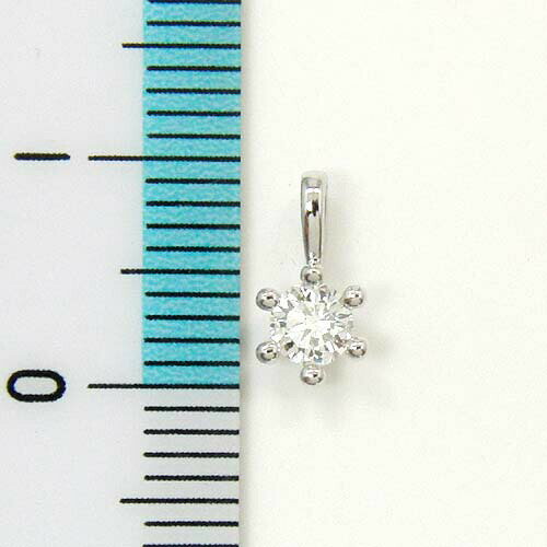 Rakuten - 最短翌日 クーポンで大割引 Pt 　ダイヤモンド　ペンダント　一粒　0.15ct　プラチナ　ダイヤ　4月誕生石