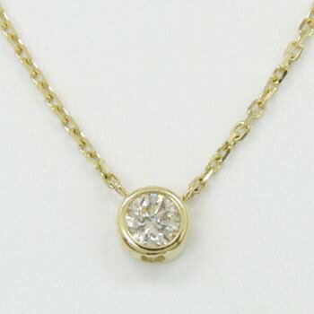 18金ゴールド(K18)ダイヤモンド　0.25ct　ペンダントネックレスtypeAA