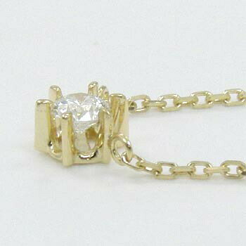 アーアゼロワン JEWELRYのK18 天然ダイヤ0.15ctネックレス｜アングル2
