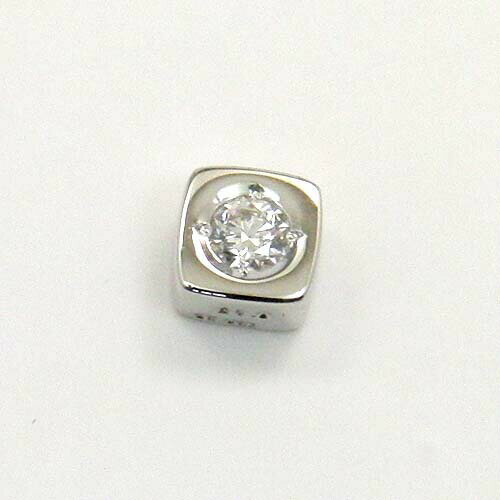 Diamond - 最短翌日 クーポンで大割引 10金ホワイトゴールド ダイヤモンド　0.12ct(Gカラー・VS2・G) ペンダント ヘッド
