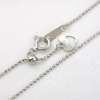 18金ホワイトゴールド（K18WG）　カットボールブレスレット(長さ調整可能）