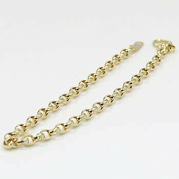 18금 골드 타원형 콘케-부체인 팔찌(길이 19센치) 무료우송