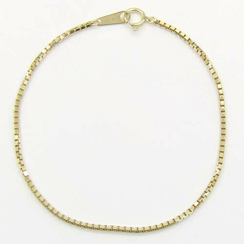 18금 골드 베네치안 체인 팔찌(폭 1.4mm·길이 18cm)
