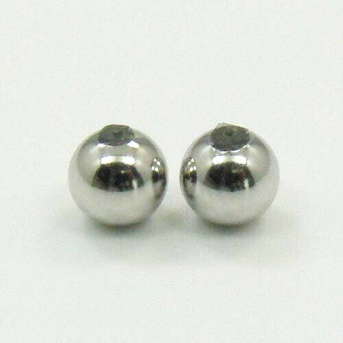 最短翌日 クーポンで大割引 Pt900　アメリカンピアス用　ボール　キャッチ　（1ペア）