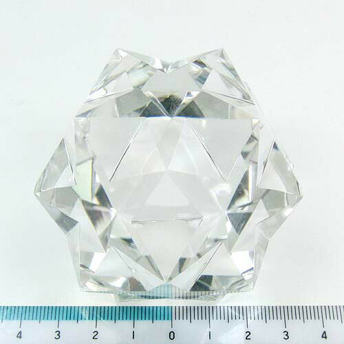 クリスタル　超弩級作品　星形十二面体　マカバ　水晶 (約330g　1500ctUP)