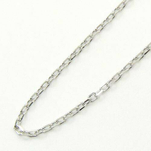 White Gold - 最短翌日 クーポンで大割引 18金ホワイトゴールド　K18WG　0.34角小豆チェーン　ブレスレット　幅　1.1mm　全長20.5cm　長さ調節可能式　　送料無料　【即納(4日前後発送)】