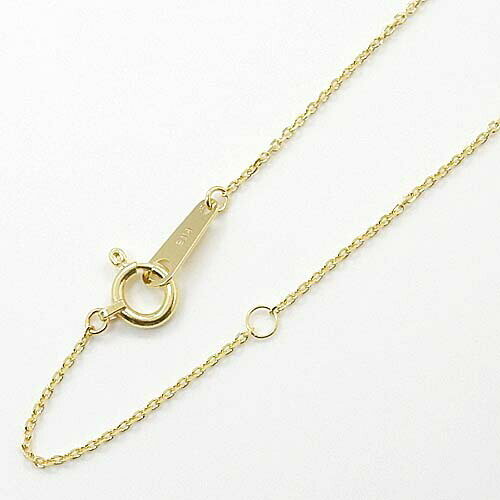 10金ゴール小豆チェーン　ネックレス(幅0.85mm 長さ40cm）送料無料