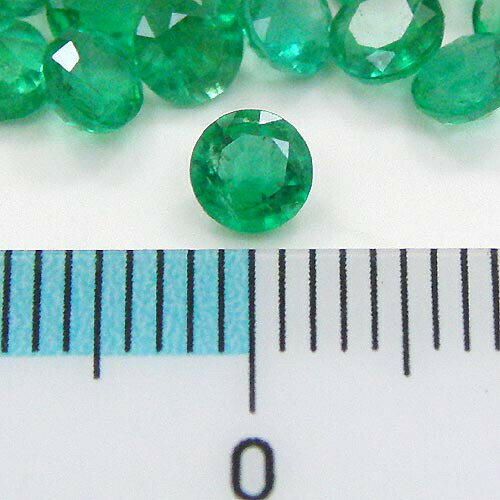Rakuten - エメラルド　3.5mm　（ルース）　1石