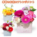 お花 ギフト 花 ミニアレンジメント 2500円 ミニギフト 小さい 卒園 卒業 送別 昇進 誕生日 女性 女性用プレゼント ピンク パープル 花ギフト フラワー アレンジメント ボックス お祝い 可愛い 還暦 ギフト お花の プレゼント