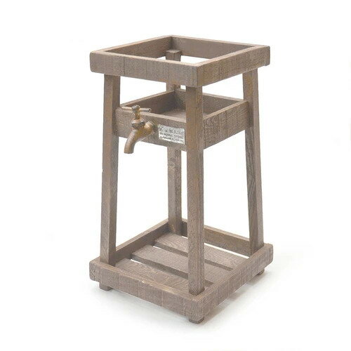 azi-azi az-3016 蛇口プランター/ブラウン 1個 庭 インテリア 置物 エクステリア 庭 ガーデニング オー..