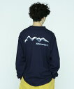 楽天MANASTASH☆タイムセール｜【MANASTASH】MANASTASH/マナスタッシュCHILLIMESH L/S TEE ICY MT/チルメッシュロングスリーブTシャツトップス ロンT 長袖 バックプリント ロゴ ネイビー ホワイト ピンク M~2XL カワイイ シンプル 新作 23fw aw 秋冬 オールシーズン