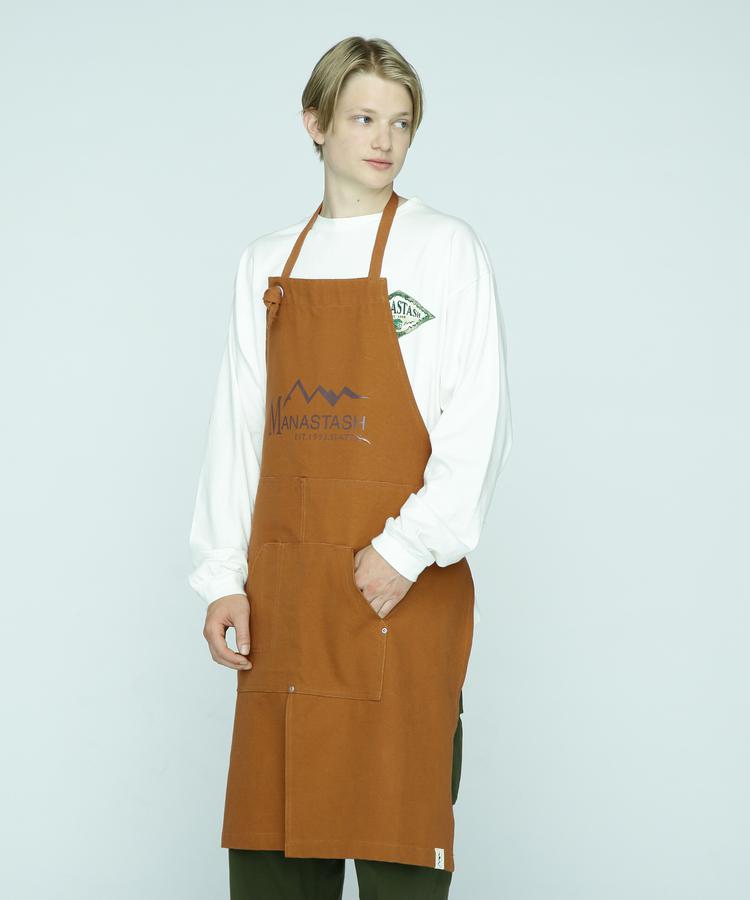 楽天MANASTASH【MANASTASH】MANASTASH/マナスタッシュCANVAS APRON/キャンバスエプロン小物 グッズ 料理 調理 新作 23fw aw 秋冬 キャメル フリーサイズ キャンプ キッチン フェス バーベキュー bbq フェス