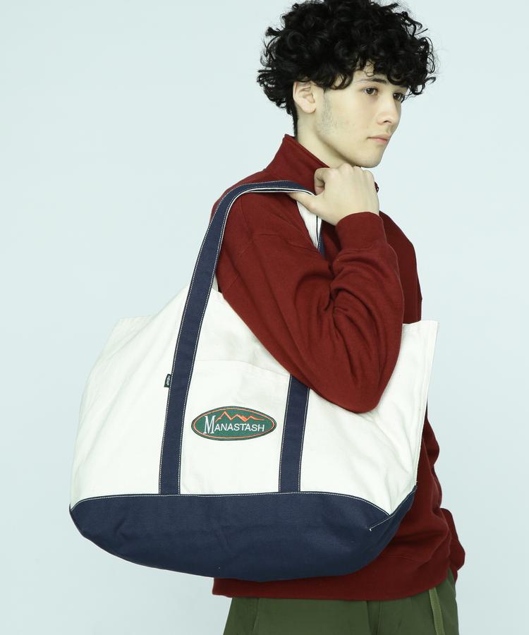 【MANASTASH】MANASTASH/マナスタッシュ/MANA HEMP TOTE LARGE マナヘンプトート ラージバッグ 鞄 手提..