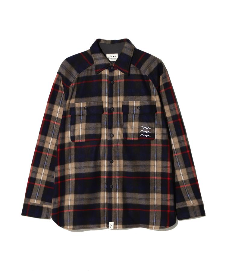 Rakuten - 【MANASTASH】MANASTASH/マナスタッシュ/FLEECE PLAID CPO SHIRT