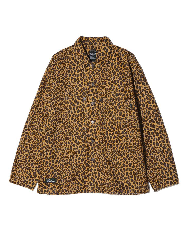 乐天商城 - 【MANASTASH】MANASTASH/マナスタッシュ/HEMP TWILL JKT LEPOARD