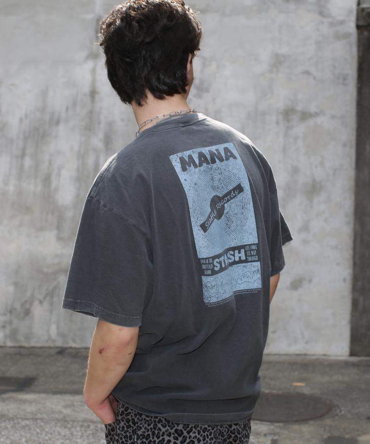 乐天商城 - 【MANASTASH】GOOD ROCK SPEED×MANASTASH/別注レコードコラボTシャツ