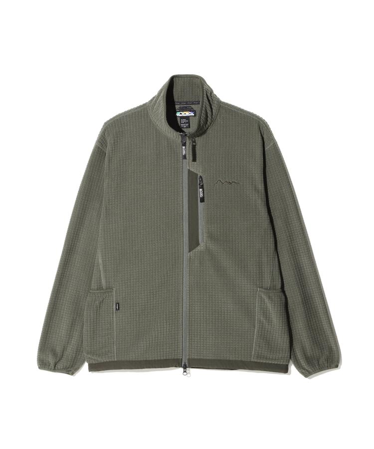 【MANASTASH】MANASTASH/マナスタッシュ/GRID FLEECE ZIP JKT