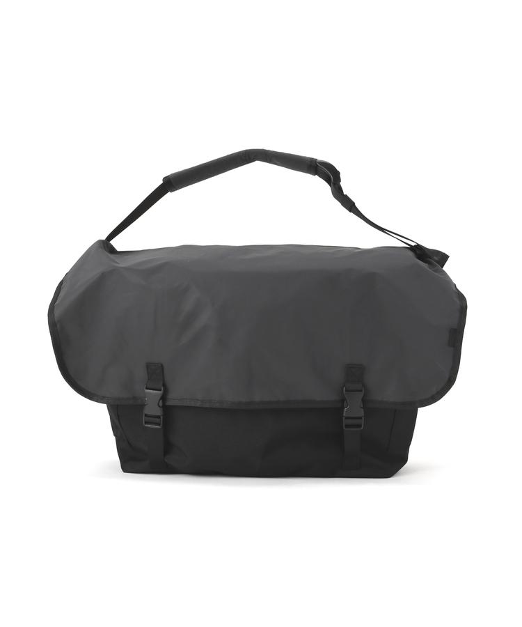 【MANASTASH】PACKING/パッキング/BLACK REFLECTIVE MESSENGER/リフレクティブメッセンジャーバッグ