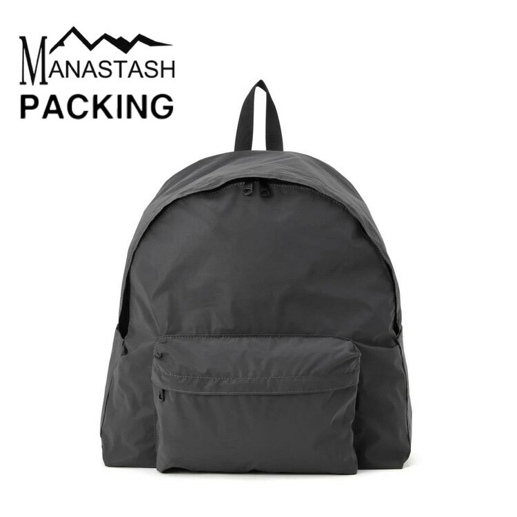 乐天商城 - 【MANASTASH】PACKING/パッキング/BLACK REFLECTIVE BACKPACK/リフレクティブバックパック