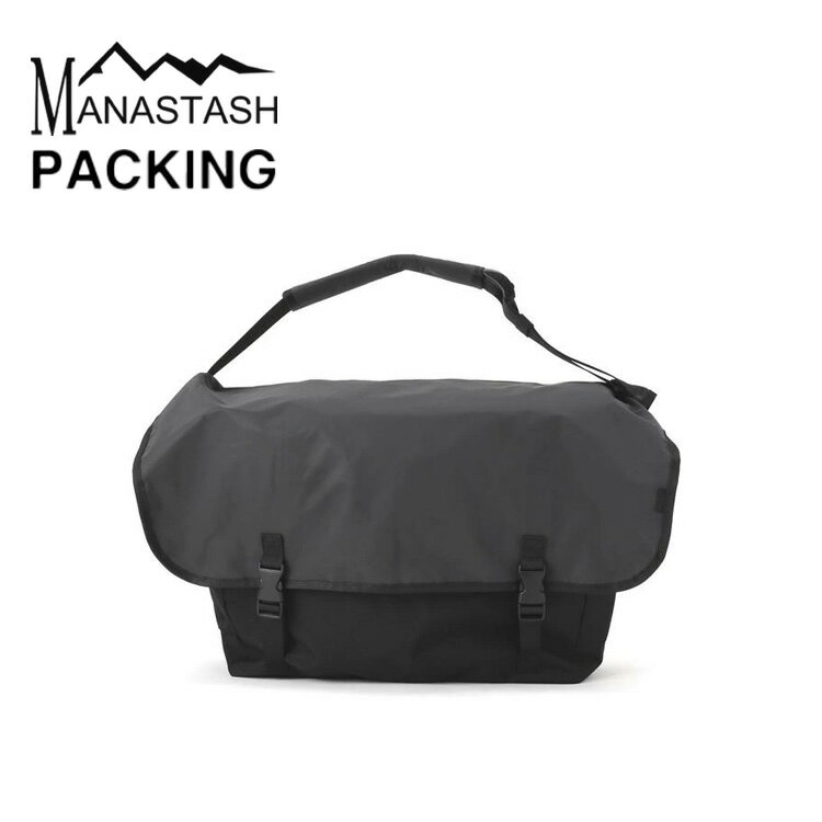 乐天商城 - 【MANASTASH】PACKING/パッキング/BLACK REFLECTIVE MESSENGER/リフレクティブメッセンジャーバッグ